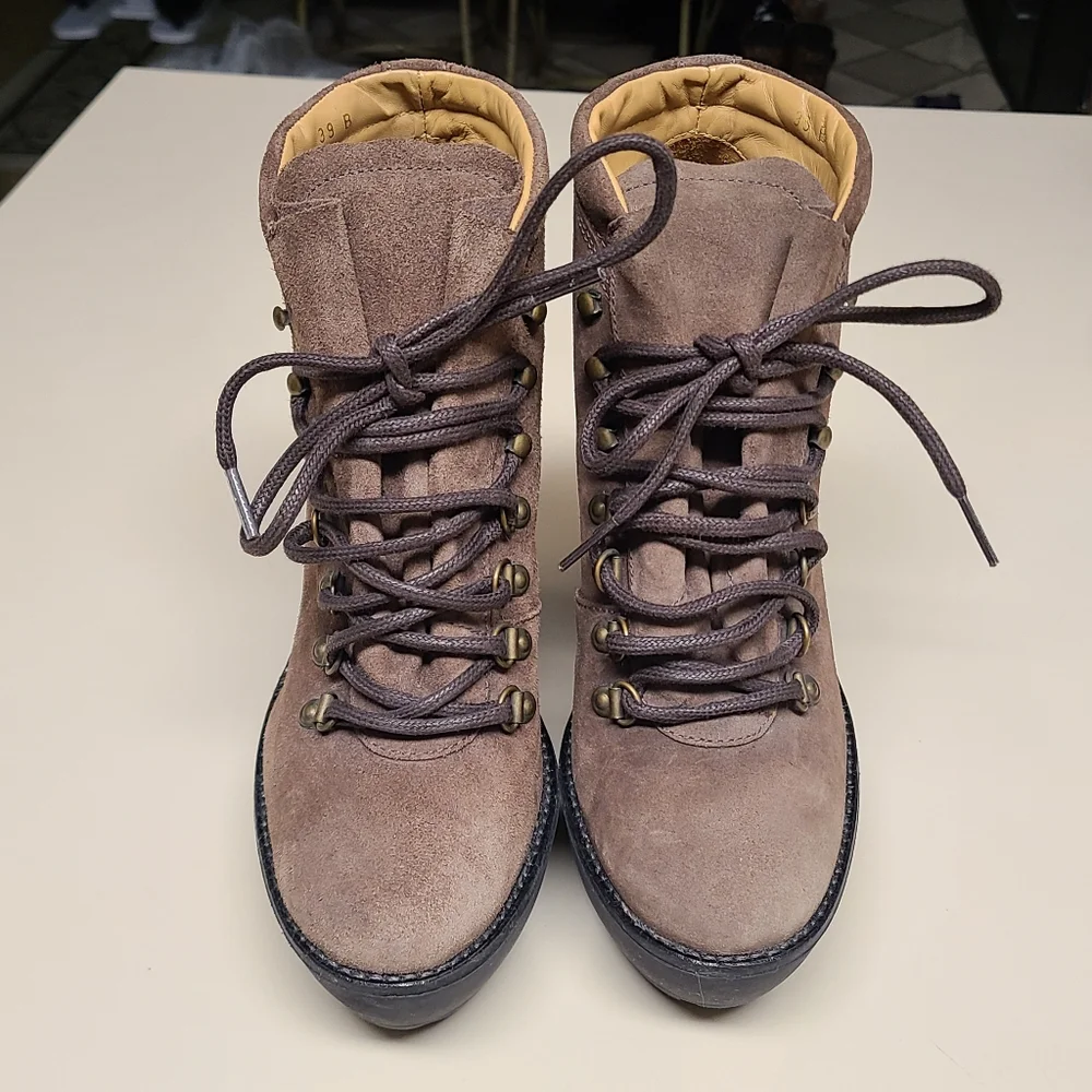 Polo Ralph Lauren Helene Chunky platform boots size 39 - Picture 3 of 13